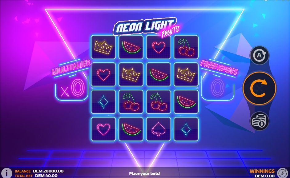 Neon Light Fruits Online Casino Slot Game: A Detailed Guide for Gamblers